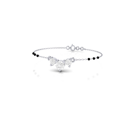 Traya Mangalsutra Bracelet - 0.9 carat