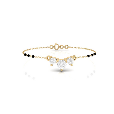 Traya Mangalsutra Bracelet - 0.9 carat