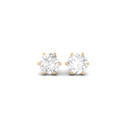 Round Soli Earring - 3 carats