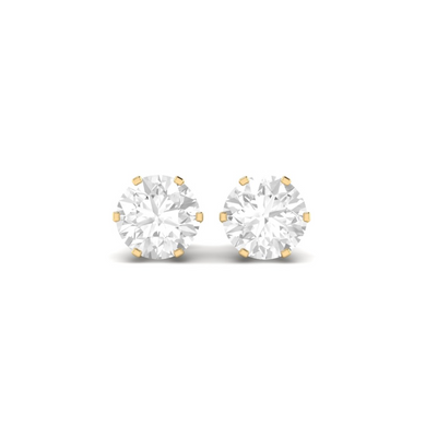 Round Soli Earring - 4 carats
