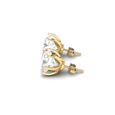 Round Soli Earrings - 8 carats