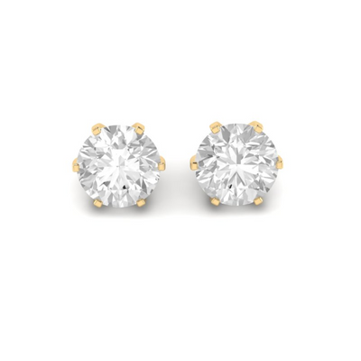 Round Soli Earrings - 10 carats