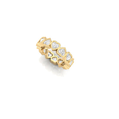 Heart Forever & Ever Ring in Bezel - 2.8 carats