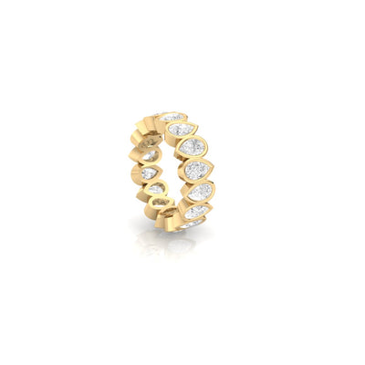 Pear Forever & Ever Ring in Bezel - 3.2 carats