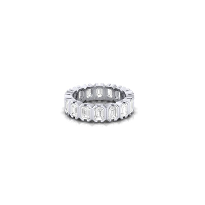 Forever & Ever Ring in Half Bezel - 3.2 carats