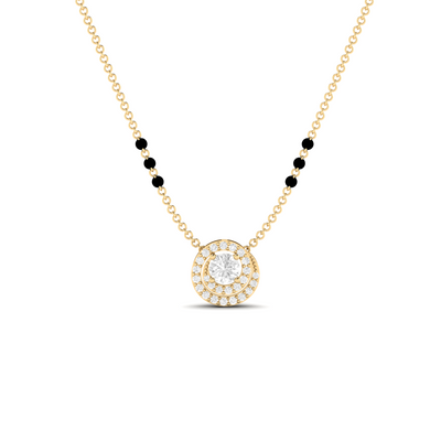 Mandal Mangalsutra Necklace - 0.36 carats