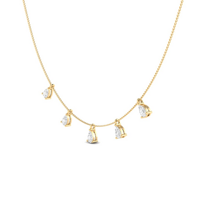 Lehar Drop Pendant - 0.8 carats