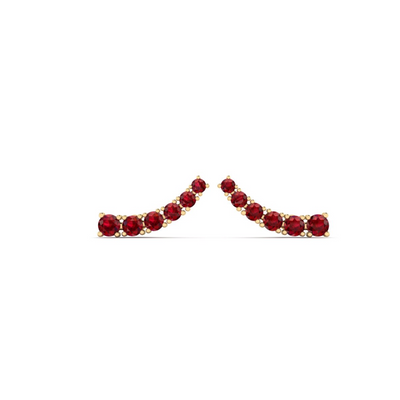 Firetrail Earrings - 2.7 carats