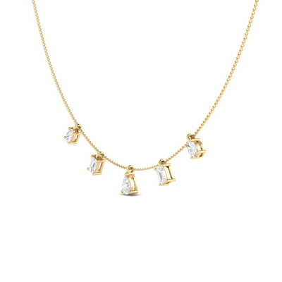 Mosaic Drop Pendant - 0.8 carats