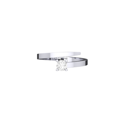 Aabha Spiral Ring - 0.25 carats