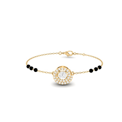Mandal Mangalsutra Bracelet - 0.36 carats