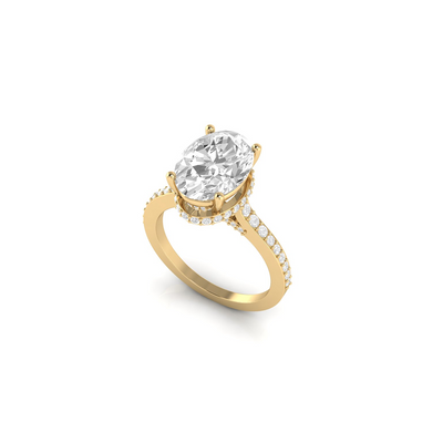 Oval Aurora Ring - 3.4 carats