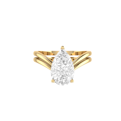 Pear Sway Ring - 3 carats