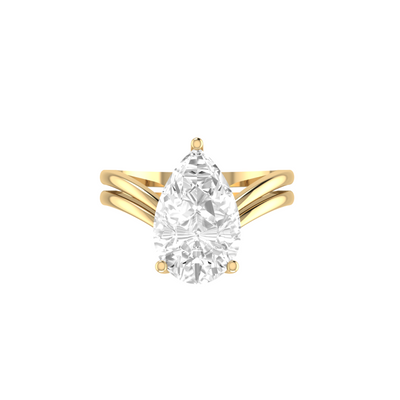 Pear Sway Ring - 4 carats