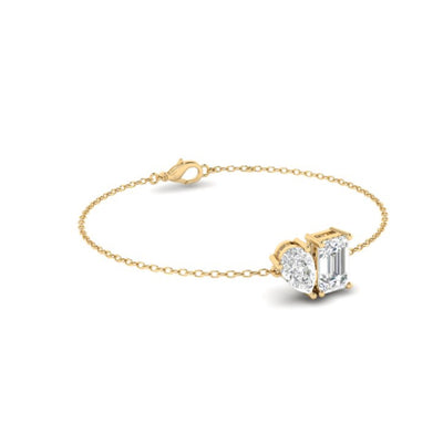 Toi et Moi Tia Bracelet - 1.2 carat