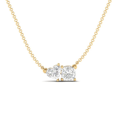 Toi et Moi Mia Necklace - 1 carat