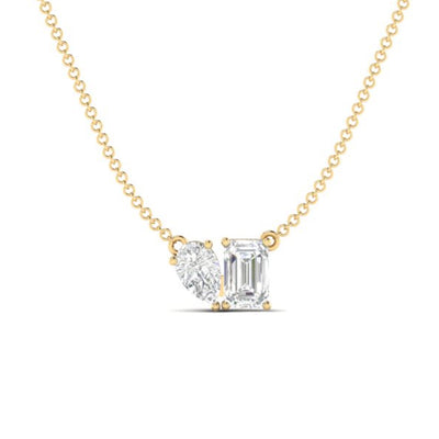 Toi et Moi Tia Necklace - 1.2 carat