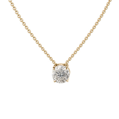 Round Drop Pendant - 1 carat