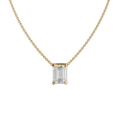 Emerald Drop Pendant - 1 carat