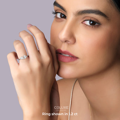 Toi et Moi Tia Ring - 1.2 carat