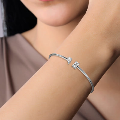 Toi et Moi Tia bangle - 1.2 carat