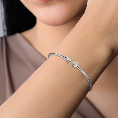 Toi et Moi Mia Bangle - 1 carat