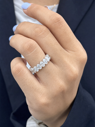 Oval Forever and Ever Ring- 0.2 carat each